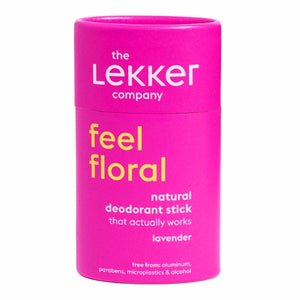 Deodorant stick Lekker Feel Floral Lavanda - FIXXIA - 8744454