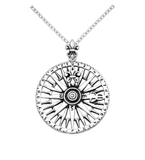 Pandantiv din argint 925 pentru barbati Oxidized Fleur De Lis - FIXXIA -