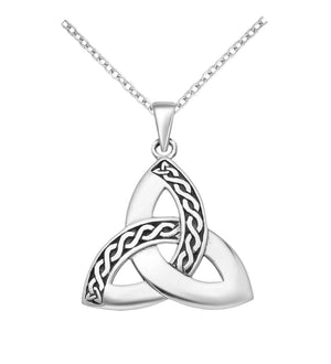 Pandantiv din argint pentru barbati Silver Celtic Trinity - FIXXIA -