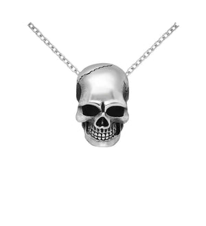 Pandantiv din argint pentru barbati Sterling Silver Oxidized Skull - FIXXIA -