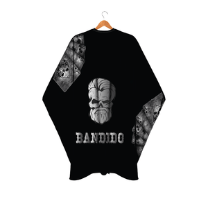 Pelerină Profesională Bandido pentru Frizerie BLACK CARDS - FIXXIA - 470524