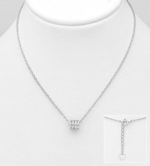 Colier din argint cu lantisor Diamond Luck - FIXXIA-2420115