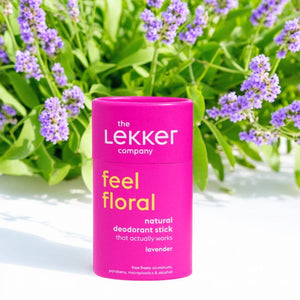 Deodorant stick Lekker Feel Floral Lavanda - FIXXIA - 8744454