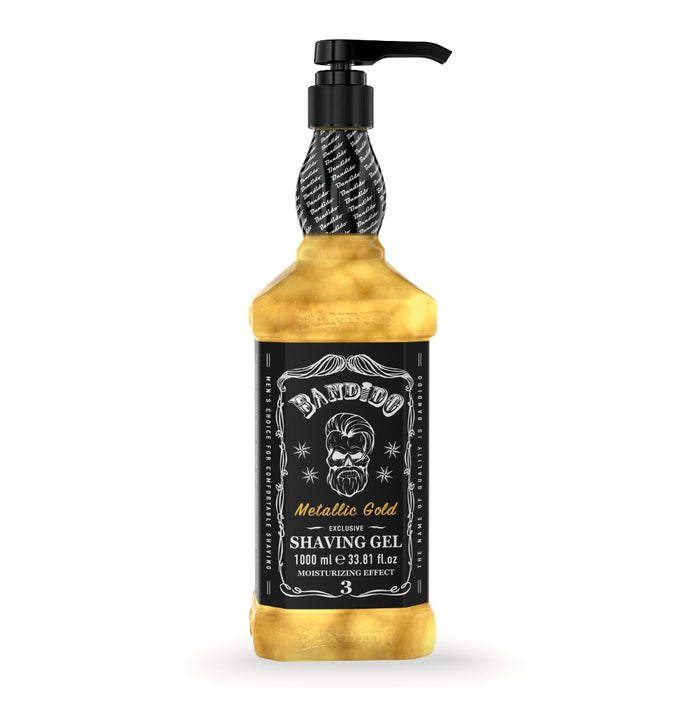 Gel de ras Bandido Shaved Gel Metallic Gold 1000ml