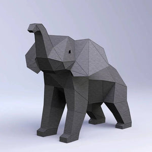 Kit hartie 3D Mama si baby elefant - FIXXIA - 2764313