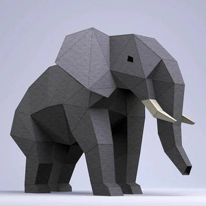 Kit hartie 3D Mama si baby elefant - FIXXIA - 2764313