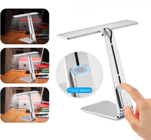 Lampa birou Fixxia Smart Silver LED, 3 luminozitati, incarcare rapida USB - C - FIXXIA - 114744451