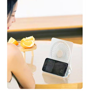 Mini Ventilator de Birou Cu Suport Telefon - FIXXIA - 9745442