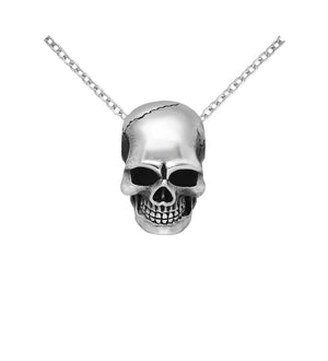 Pandantiv din argint pentru barbati Sterling Silver Oxidized Skull - FIXXIA - 