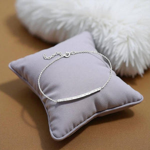 Brățară din argint 925 pentru femei, model Silver Bar, mărime M/L