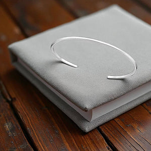 Bratara din argint 925 pentru femei, fara inchidere – design minimalist