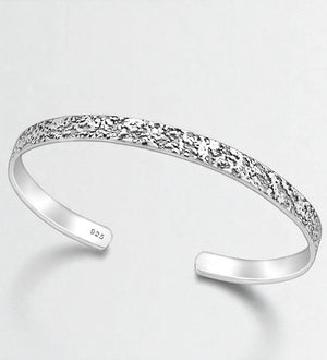 Bratara din argint 925 pentru barbati, fara inchidere, Silver Nature, marime S/M