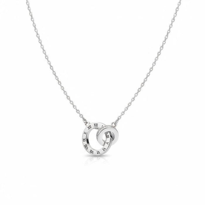 Colier cu lantisor din argint 925, model Time - 2.53g