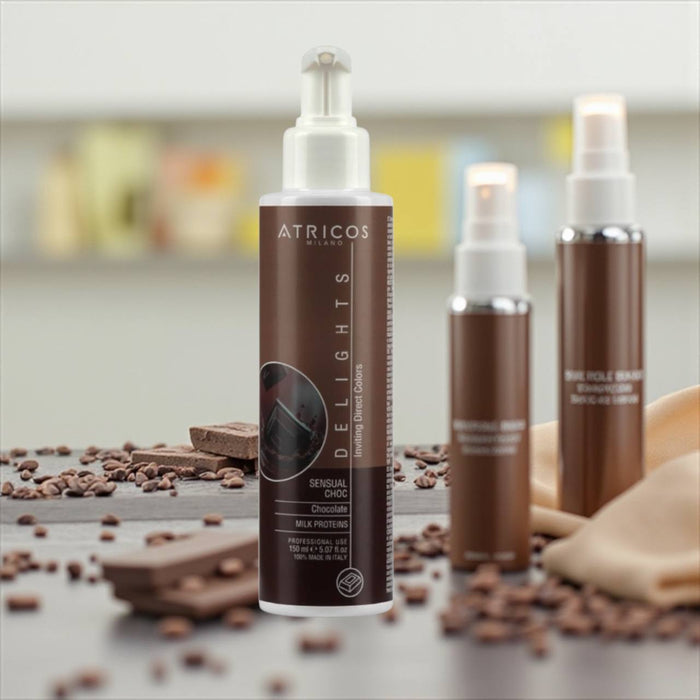Vopsea Pigment Profesională Atricos Inviting Direct Color Delights - Sensual Choc Nuanță Ciocolatiu