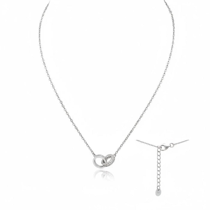 Colier din argint Double Charm