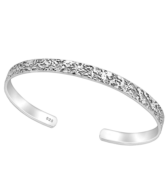 Bratara din argint 925 pentru barbati, fara inchidere, Silver Nature, marime S/M