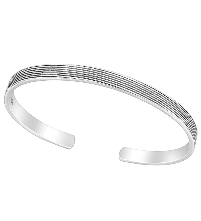 Bratara din argint 925 pentru barbati, fara inchidere, Silver Love, marime S/M