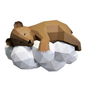 Kit hartie 3D Sleeping Bear