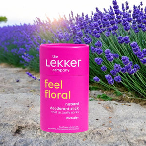 Deodorant stick Lekker Feel Floral Lavanda