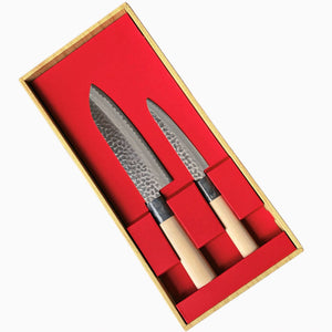 Set 2 Cutite de Bucatarie Japoneze Santoku & Petty - FIXXIA - 87846000