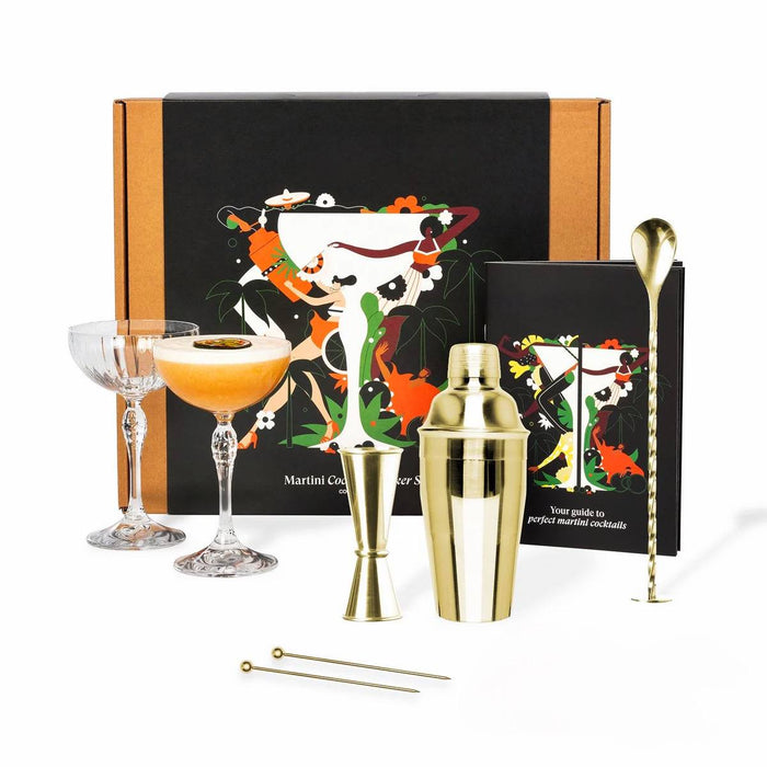 Set cadou Cocktail 7 piese Gold Coupe