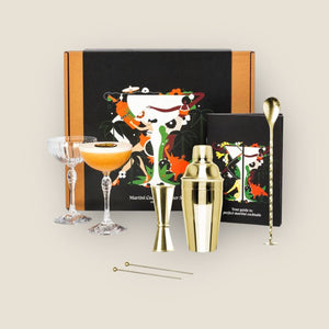 Set cadou Cocktail 7 piese Gold Coupe - FIXXIA - 56546