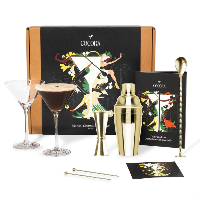 Set cadou Cocktail 7 piese Gold V