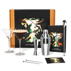 Set cadou Cocktail 7 piese Silver V - FIXXIA - 56553