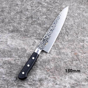 Cutit de bucatarie japonez Santoku hammered 180mm - FIXXIA-rXId239