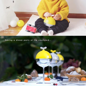 Lampa LED Flower, USB, 2W, senzor touch, Lampa de birou, Love, WB-flower-yellow