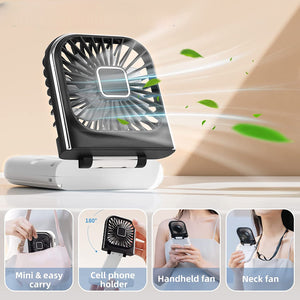 Mini fan, ventilator de mana, portabil - FIXXIA-59874654