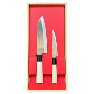 Set cadou 2 cutite de bucatarie japoneze Santoku & Petty - FIXXIA-rXId1uv