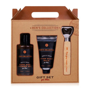 Set cadou cosmetice MEN'S COLLECTION, Deschizator sticla, 6048906, Accentra, After Shave, Cadou, Cadou pentru el, Model_Set cadou