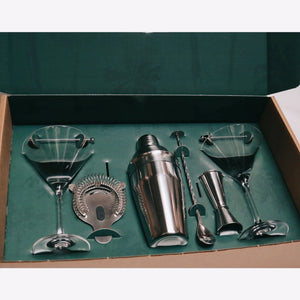 Set cadou Cocktail 6 piese Silver - FIXXIA-6798165