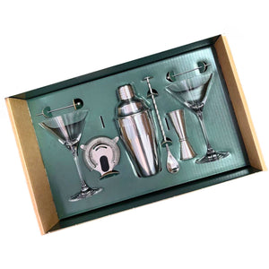 Set cadou Cocktail 6 piese Silver - FIXXIA-6798165