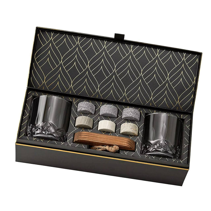 Set pahare Whisky cu pietre - Signature Glass Edition