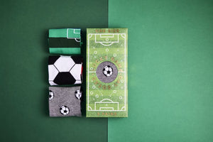 Sosete personalizate, vesele, colorate, 3 perechi, unisex, Cake Day Fotbal Day - FIXXIA-VU7UK512X4