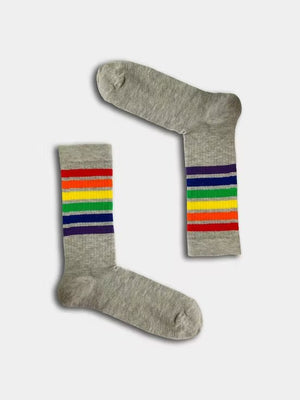 Sosete personalizate, vesele, colorate, 3 perechi, unisex - FIXXIA-H5A4789OA