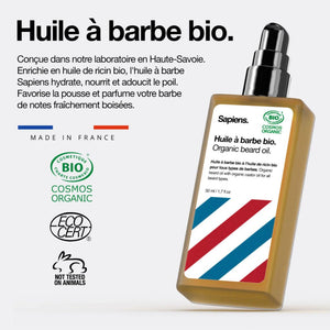 Ulei Sapiens BIO pentru barba si mustata - FIXXIA-1699521319